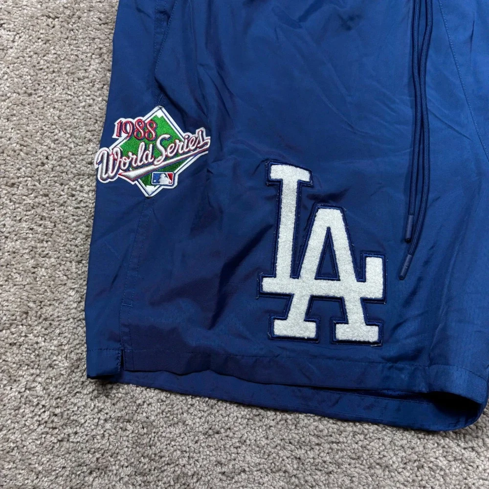 DTLR Pro Standard Los Angeles Dodgers 1988 World Series Shorts Blue Mens 2XL